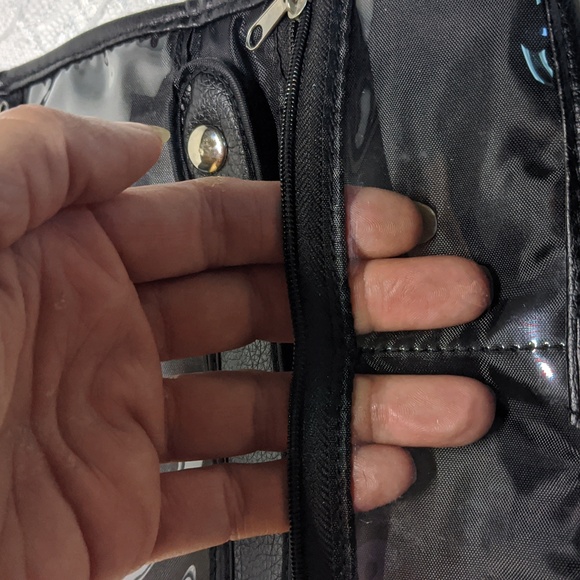 Harley-Davidson Black Pebbled Leather Jewelry & Accessory Travel Roll, Thong Tie - Picture 9 of 9